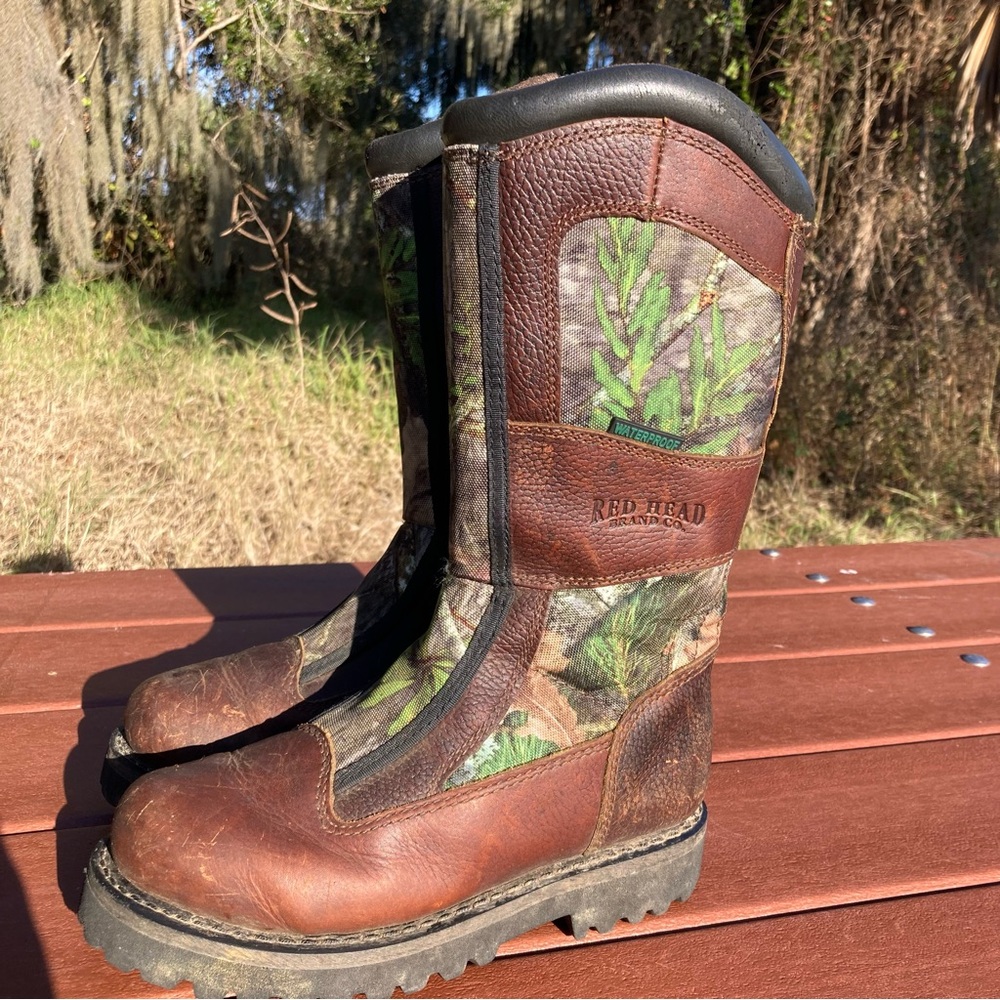 RedHead Waterproof Camo Boots W7/M5